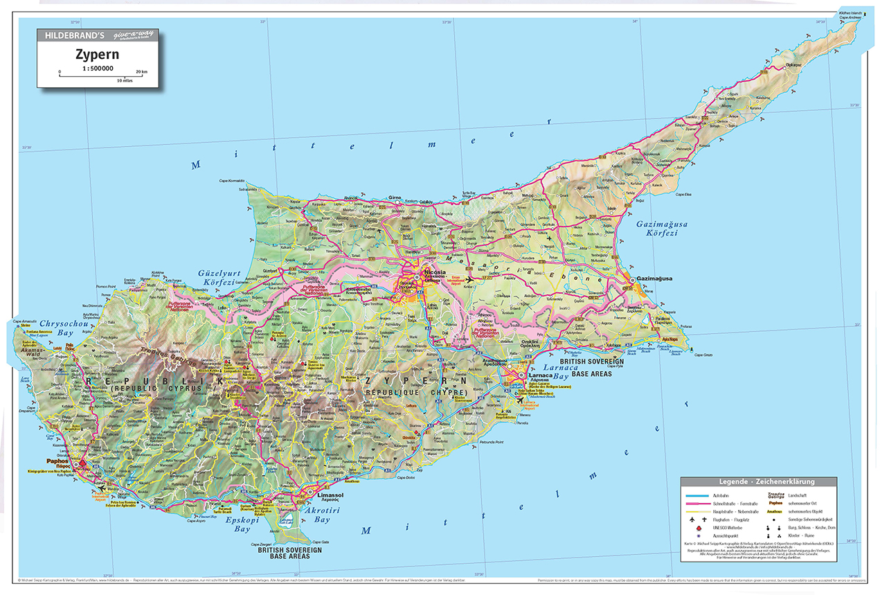 Zypern Kartenseite